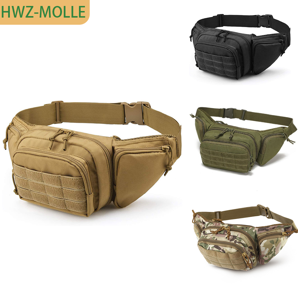 Edc Concealed Carry Fanny Pack - Taktische Molle-Gürteltasche, Hüfttasche, verdecktes Trageholster für