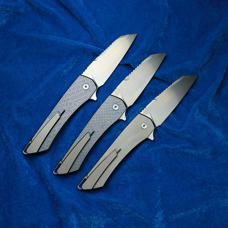 Pocket Knife Ceramic - 2026 LEMIFSHE Mojave Titan-Griff Keramiklager Küchen-Taschenmesser