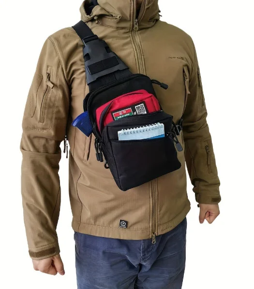 Edc Concealed Carry Fanny Pack - Taktische Verdeckte Tragetasche: Schnellzugriff-Pistolentasche für EDC