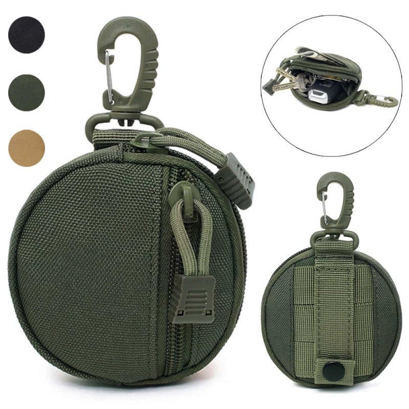 Edc Carry Belt Pouch - Multifunktionale Outdoor-Hüfttasche Taktische Nylon-Mini-Schlüsseltasche mit Schnalle,