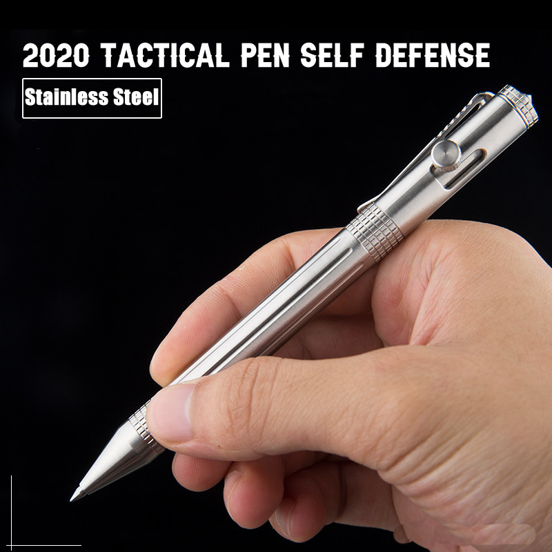 Pen Tactical Glass - Neue Selbstverteidigung Edelstahl Taktische Stift Bolzen