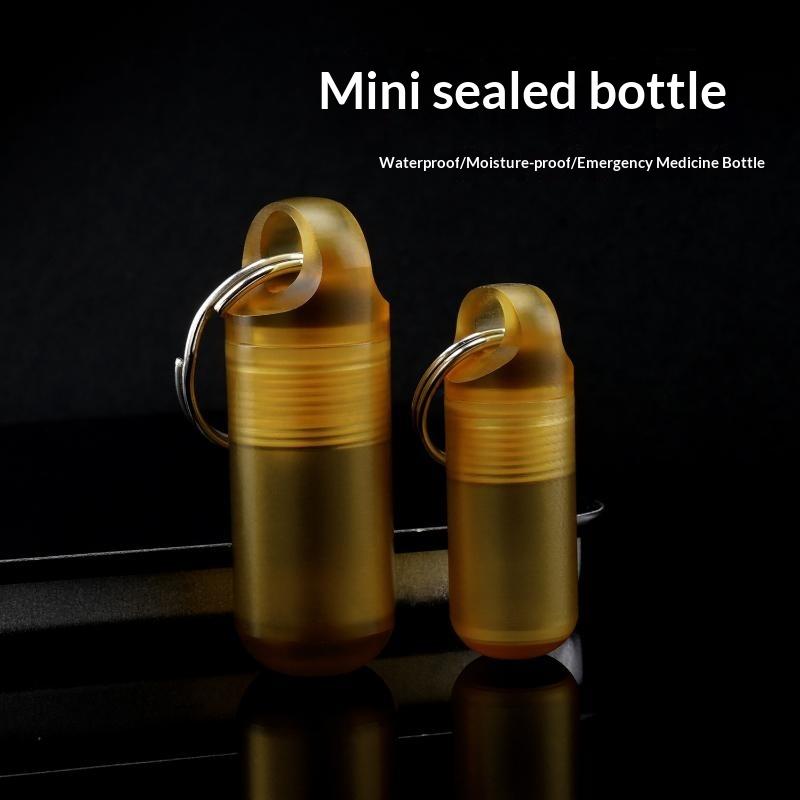 Edc Pill Carry - Kleine PEI-Pillendose Multifunktionale Aufbewahrungsbox Tragbares Outdoor-Werkzeug