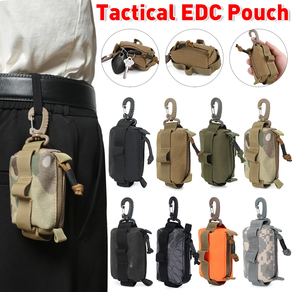 Edc Carry Card - Taktische edc Beutel Reiß verschluss Schlüssel