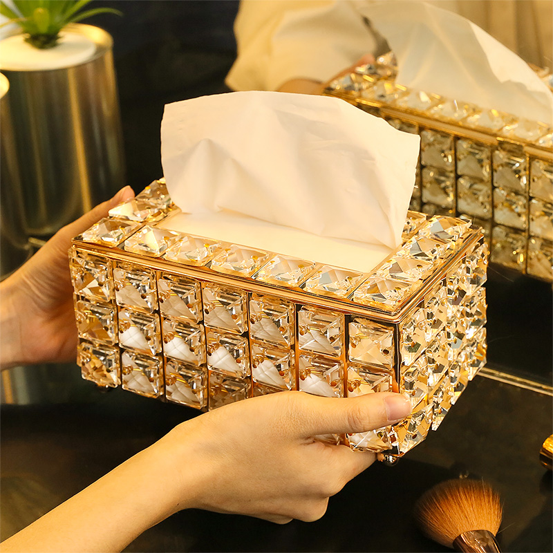 Edc Carry Pen - Kristall Glas Tissue Box Abdeckung Home