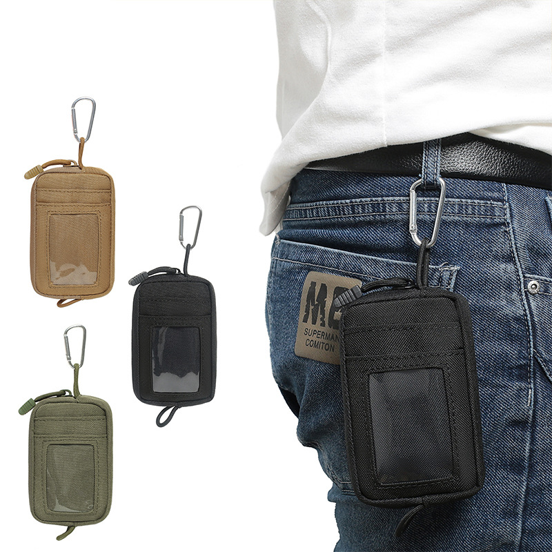 Edc Carry Card - Multifunktionale Outdoor-Wandertasche EDC-Zubehör Hüfttasche Tragbarer Kartenhalter