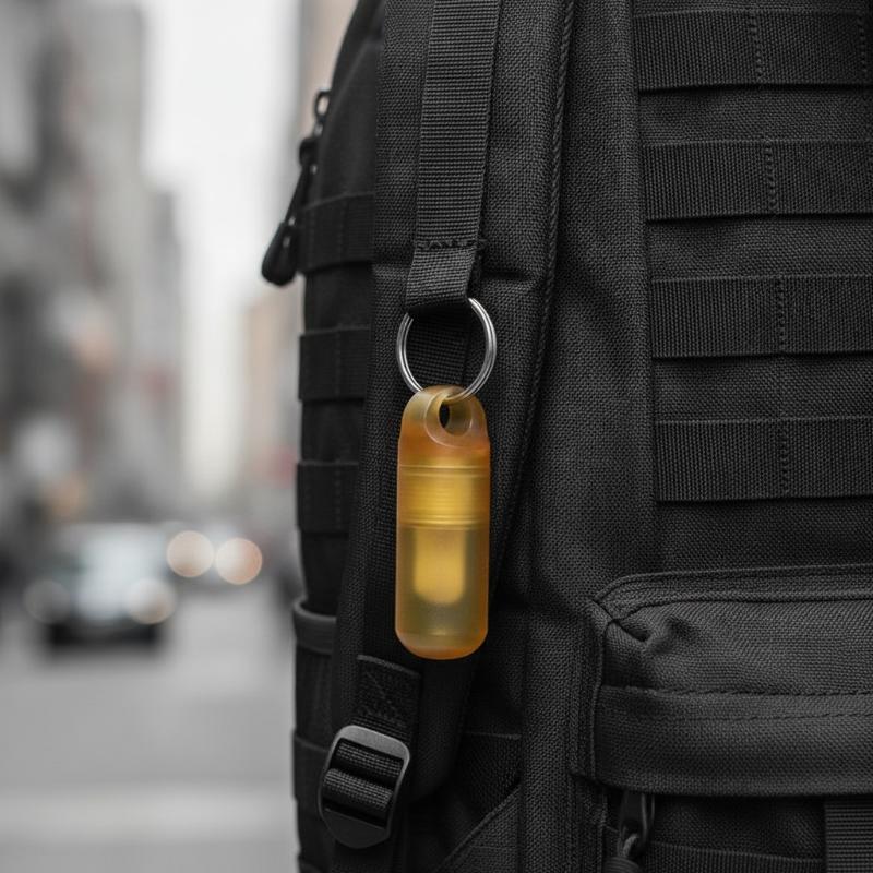 Edc Pill Carry - Kleine PEI-Pillenflasche, multifunktionale Aufbewahrungsbox, tragbares Outdoor-Werkzeug,