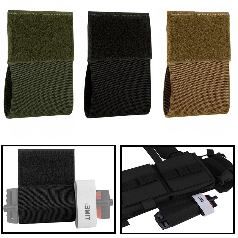 Edc Carry Belt Pouch - 2er-Set elastischer Tourniquet-Halter mit Klettverschluss für