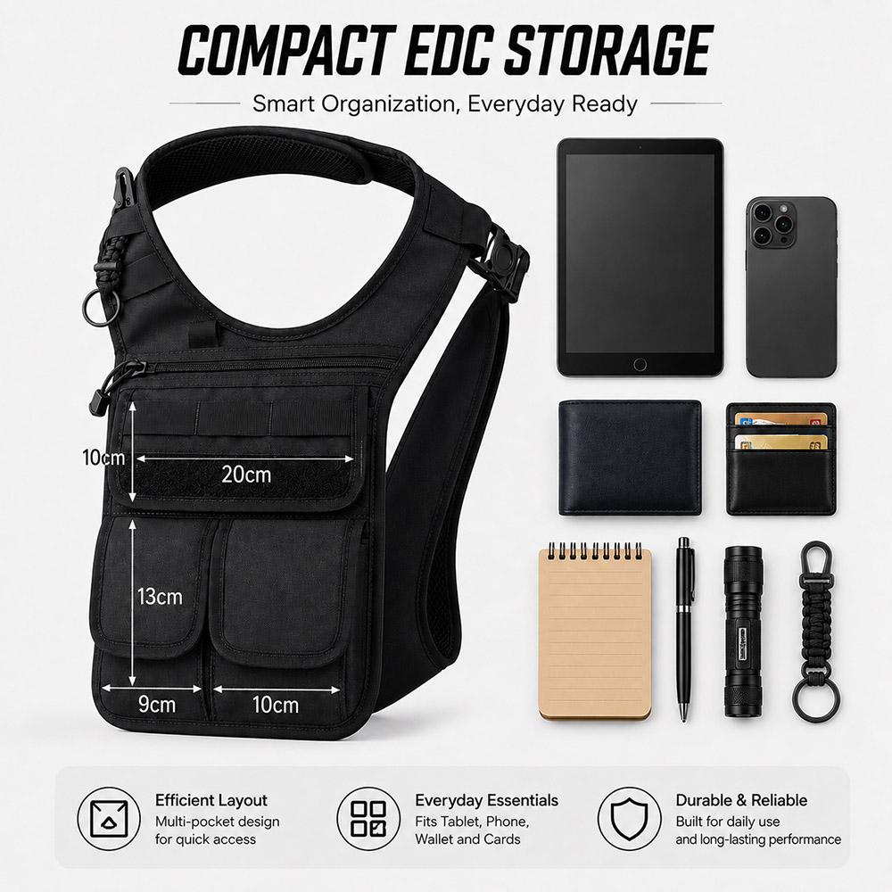 QX Taktische Verdeckte Umhänge – Edc Carry Bag For Men Bewertung und Preis