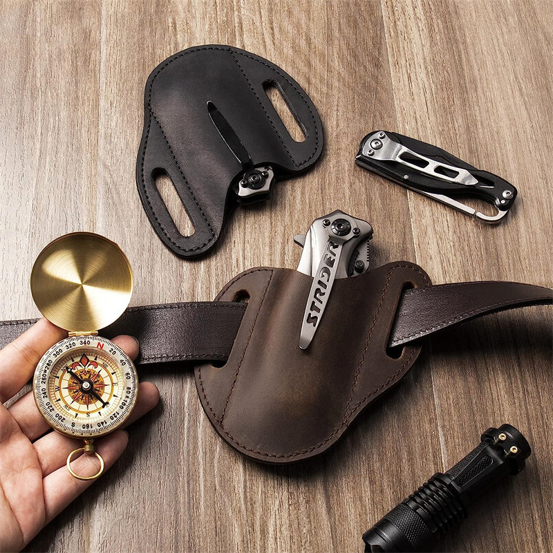 Echtes Leder Fall Für Klappmes – Edc Carry Holster Bewertung und Preis