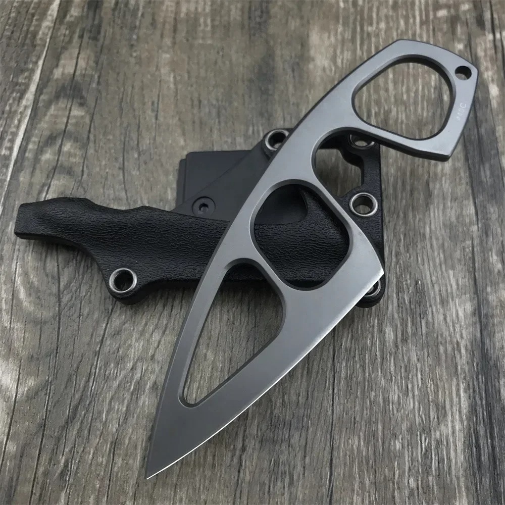 Hochhärte-Halsmesser mit 440C- – Edc Pocket Carry Fixed Blade Bewertung und Preis