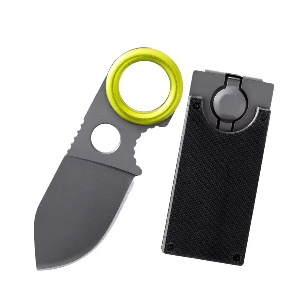 Mini EDC Ringmesser mit festst – Edc Pocket Carry Fixed Blade Bewertung und Preis
